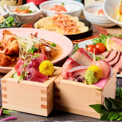 広島中心部の好立地！宴会・飲み会に最適な飲み放題付コース3,500円～◎