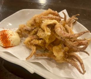 イカゲソの唐揚げ
