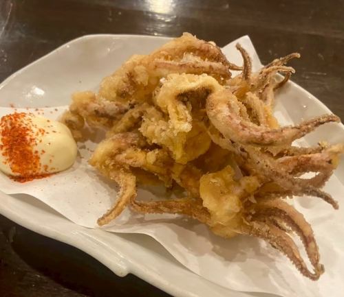 イカゲソの唐揚げ