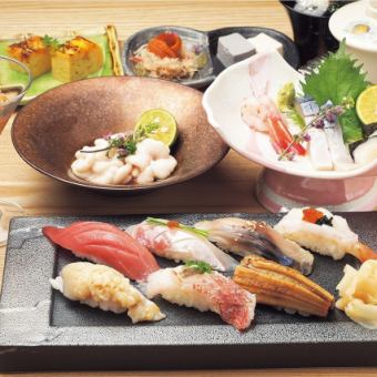 【平日限定寿司怀石料理】5,500日元套餐（含税）