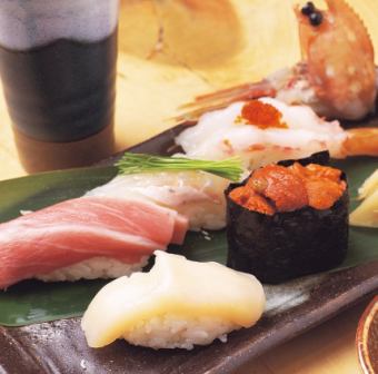 今天的 Omakase 5 件握寿司