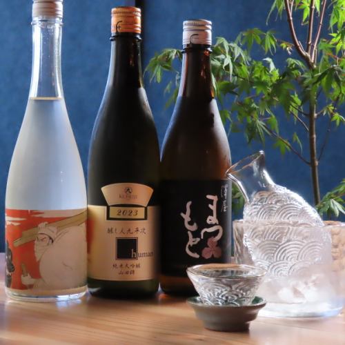 ◆全国の日本酒を取り揃え