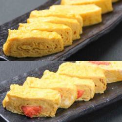 <Fluffy and delicious rolled omelet>