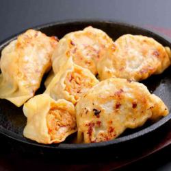 Sangen pork jumbo dumplings kimchi