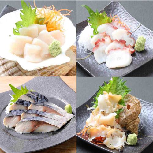 Various sashimi