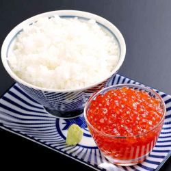 Speaking of Hokkaido! Salmon roe rice bowl