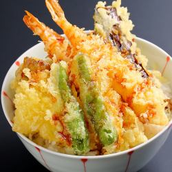 Bowl of rice and fried fish