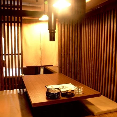 ご家族でのご利用もしやすい！掘りごたつ席！