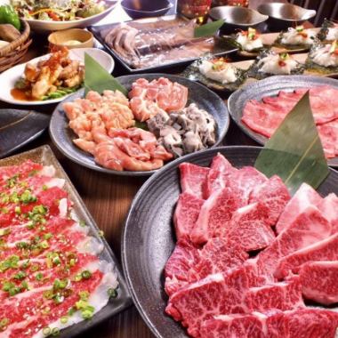 【豪華套餐】極品菲力牛排、特選和牛等10道菜 → 5,500日圓