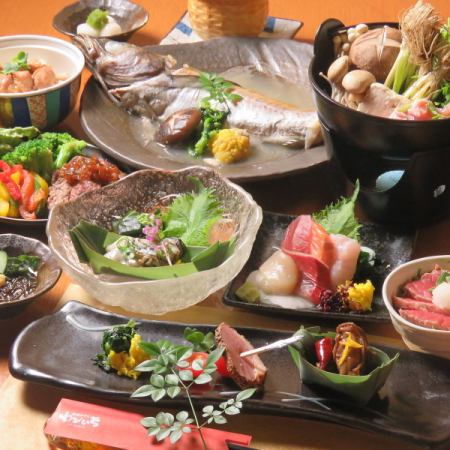 [Eating Miyagi in spring in April] 8 types of Junmai Daiginjo & 20 types of local sake Beef tongue individual hotpot 120 minutes All-you-can-drink 10 dishes 7,000 yen → 6,000 yen