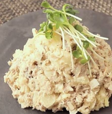 Potato salad (with Iburigakko)