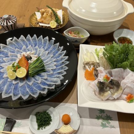 ふぐコース 全6品11,000円(税込)
