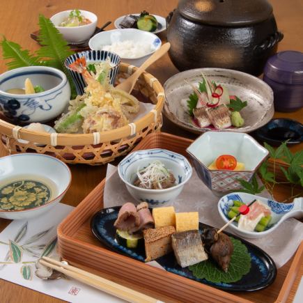 お昼のランチコース 全9品3,500円（税込）