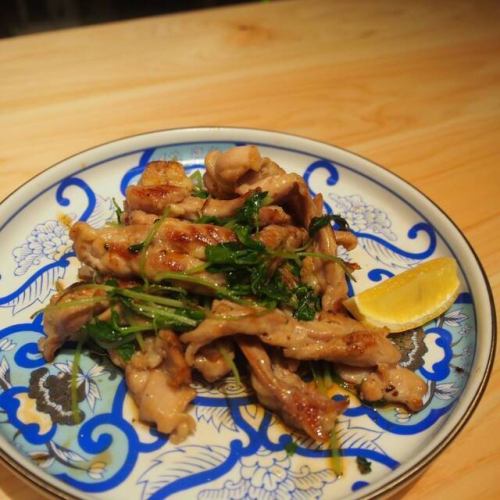 せせりポン酢炒め