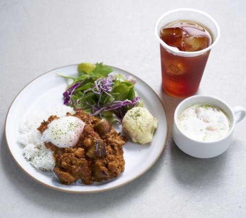 Keema curry plate