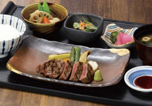 Grilled Okuizumo Wagyu Beef Meal
