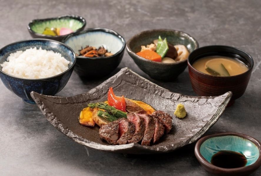 Grilled Okuizumo Wagyu Beef Set Meal