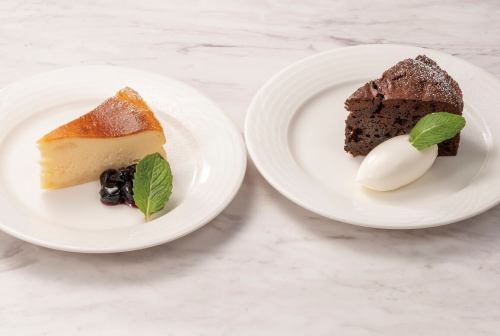 ガトーショコラ・チーズトルテ