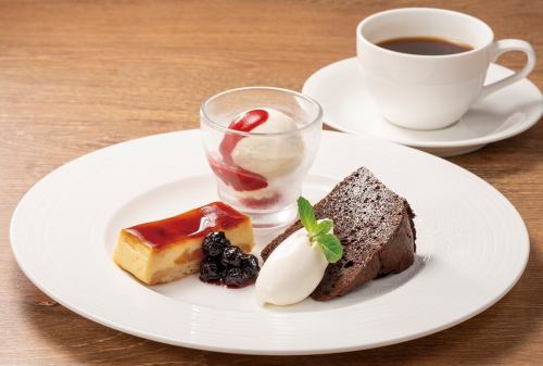 ケーキプレート（ドリンク付き）