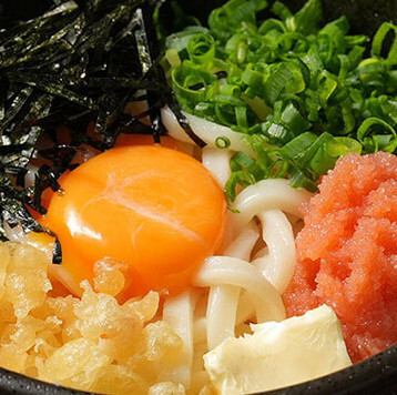 釜玉明太バターうどん