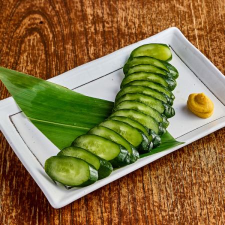 自家製きゅうりの一本漬