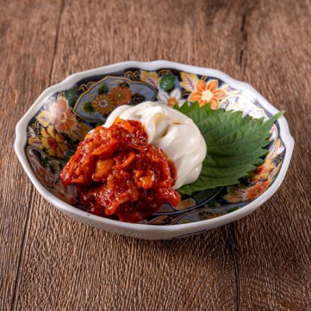 味噌漬けたくあん/ホタテチャンジャクリームチーズ