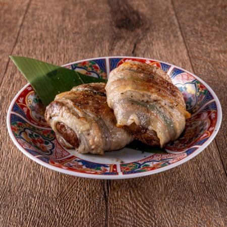 【豚バラ巻き】しいたけ大葉