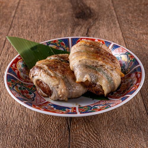 【豚バラ巻き】しいたけ大葉