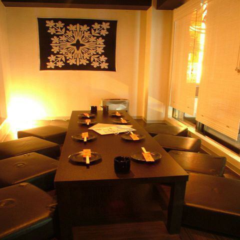 간접 조명으로 분위기 ◎ 완전 개인 실은 예약 필수! 10 명 ~ 전세 가능 ☆