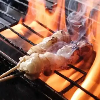 《当日対応!2名様限定セット》大和肉鶏炙り焼きなどを堪能【炭火焼きコース】全9品/3,600円
