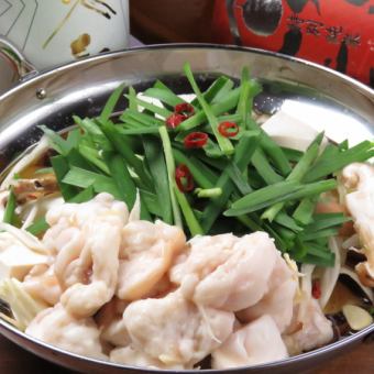 鸡肉Tsugumotsunabe套餐[附2小时无限畅饮]共12道菜品◆6,000日元（仅食物4,500日元）