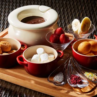 ▼3時間飲放題付『絆プレミアム』チーズフォンデュ＆チョコフォンデュ含む<全7品>6000円⇒5000円