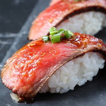 [Limited to 10 meals per day] Meat sushi