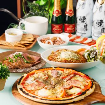 ▼煙月祝！開店コース★　特製唐揚げや揚げたこ焼きなど<全6品>3300円