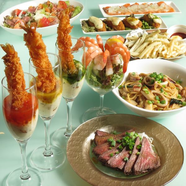【PARTY】2時間飲み放題付の宴会コースを多数ご用意★お好みのコースをご利用ください◎
