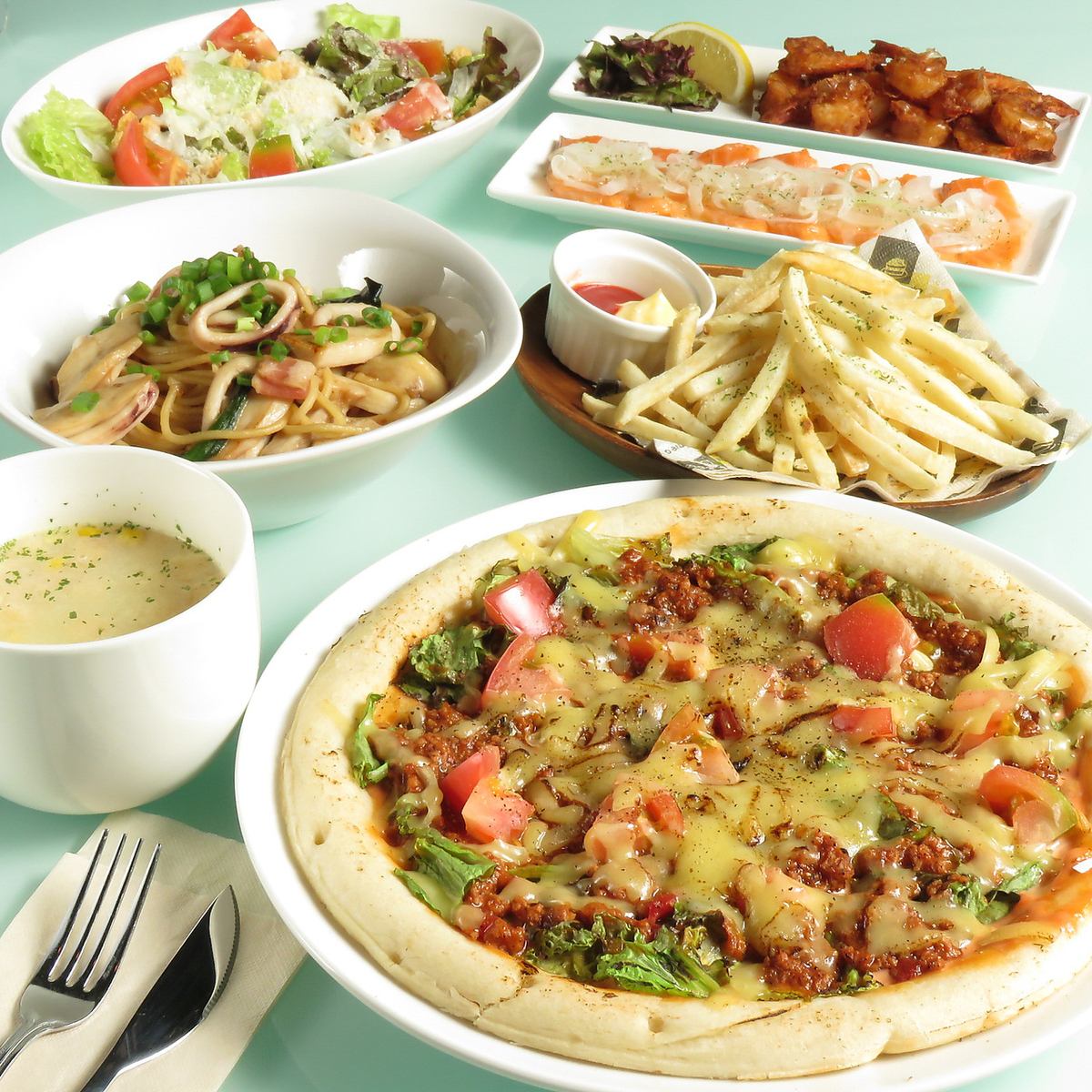 飲み放題付きコースがなんとなんと3850円!コスパ最強!