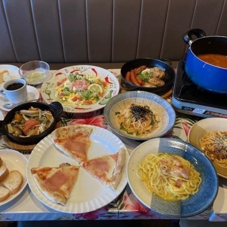 おすすめパーティーメニュー＆2時間飲み放題付き
