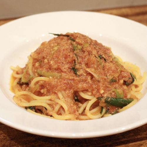 【トマトベース】九条葱とずわい蟹のラグー