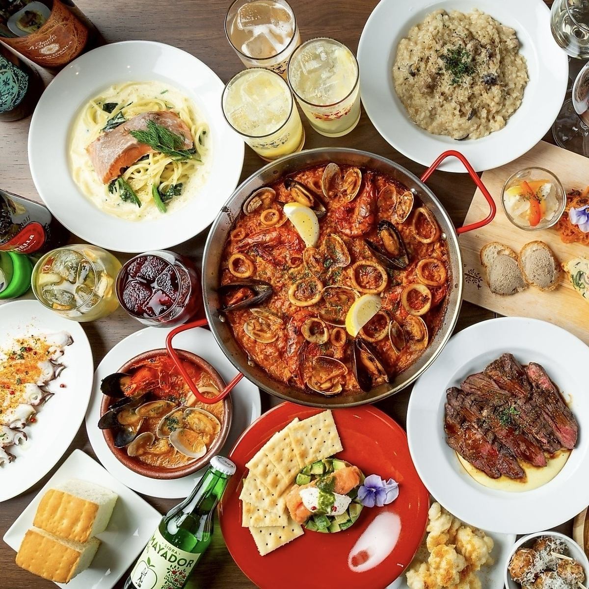 ナチュールワインやイタリアン・フレンチ・スパニッシュ等の地中海料理をご提供★