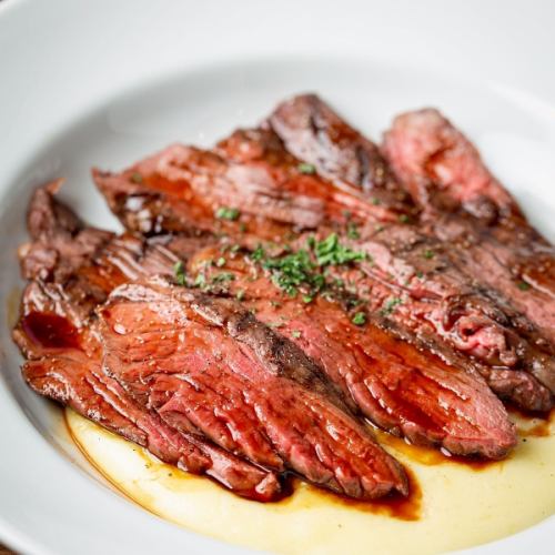 牛サガリステーキ(150g)とじゃがいものピューレ ~バルサミコソース~