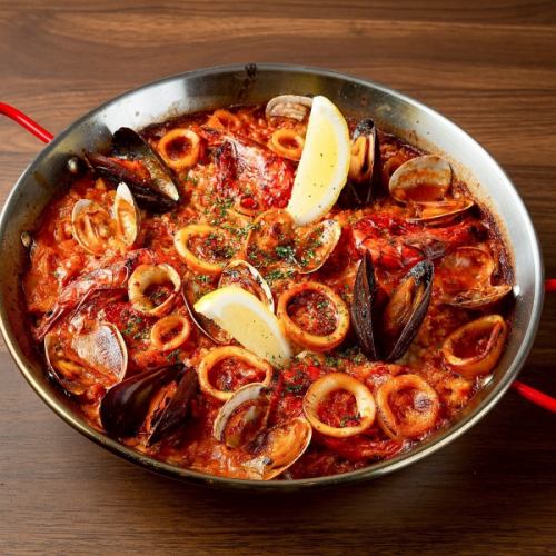 魚介のパエリア L (4人前)