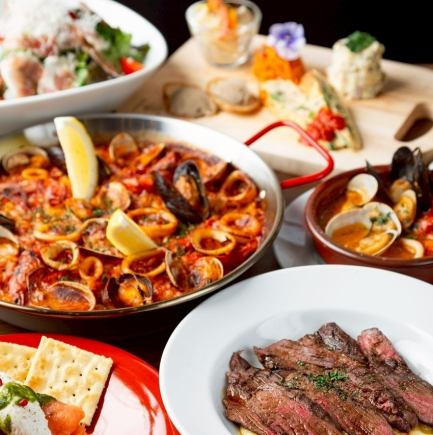 【歓送迎会特別コース】アッソルッソコース 2時間飲み放題付き[全6品]8500円→7000円(税込)