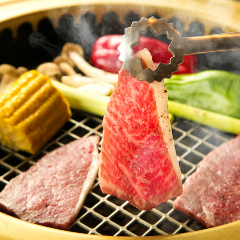 ≪Satisfied with great deals ♪ ≫ Slowly eat the meat you are proud of over charcoal fire ☆ You can eat full at a reasonable price!