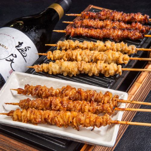 Delicious yakitori full of flavor♪