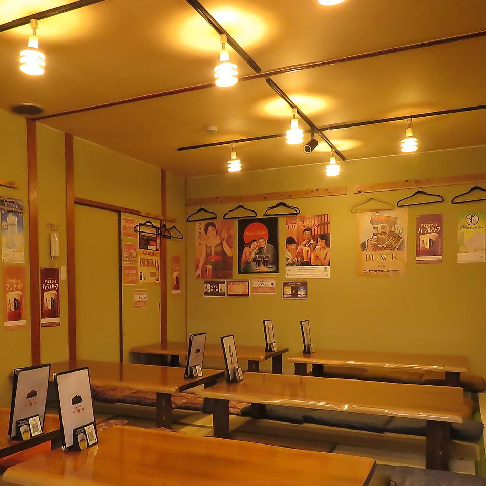 二階席は禁煙で座敷なのでお子様も安心♪家族で行ける◎