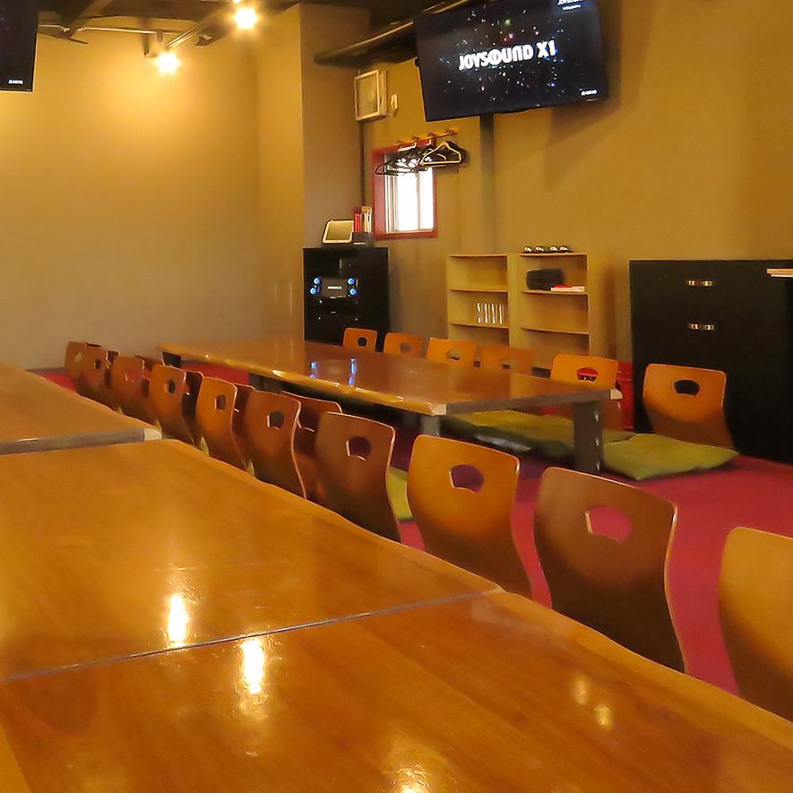 三階の貸切パーティールームはどんな集まりにも利用可♪