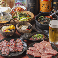 ネット予約で飲み放題無料!和牛希少部位や、選べる〆など全11品!特別な日のご褒美に贅沢な「竹コース」◎