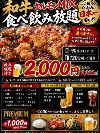 Hormone Mix Course with All-You-Can-Eat and Drink