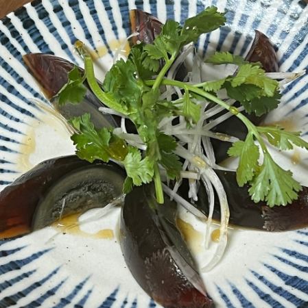 ピータン麻油和え