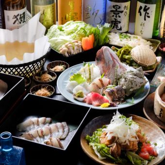 【歓送迎会】 獺祭含むプラチナ飲み放題2時間 6480円⇒4480円!花虎‐HANATORA‐9品